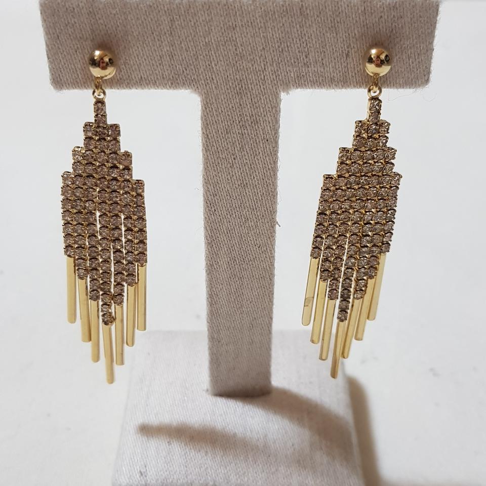 골드 샹들리에 이어링