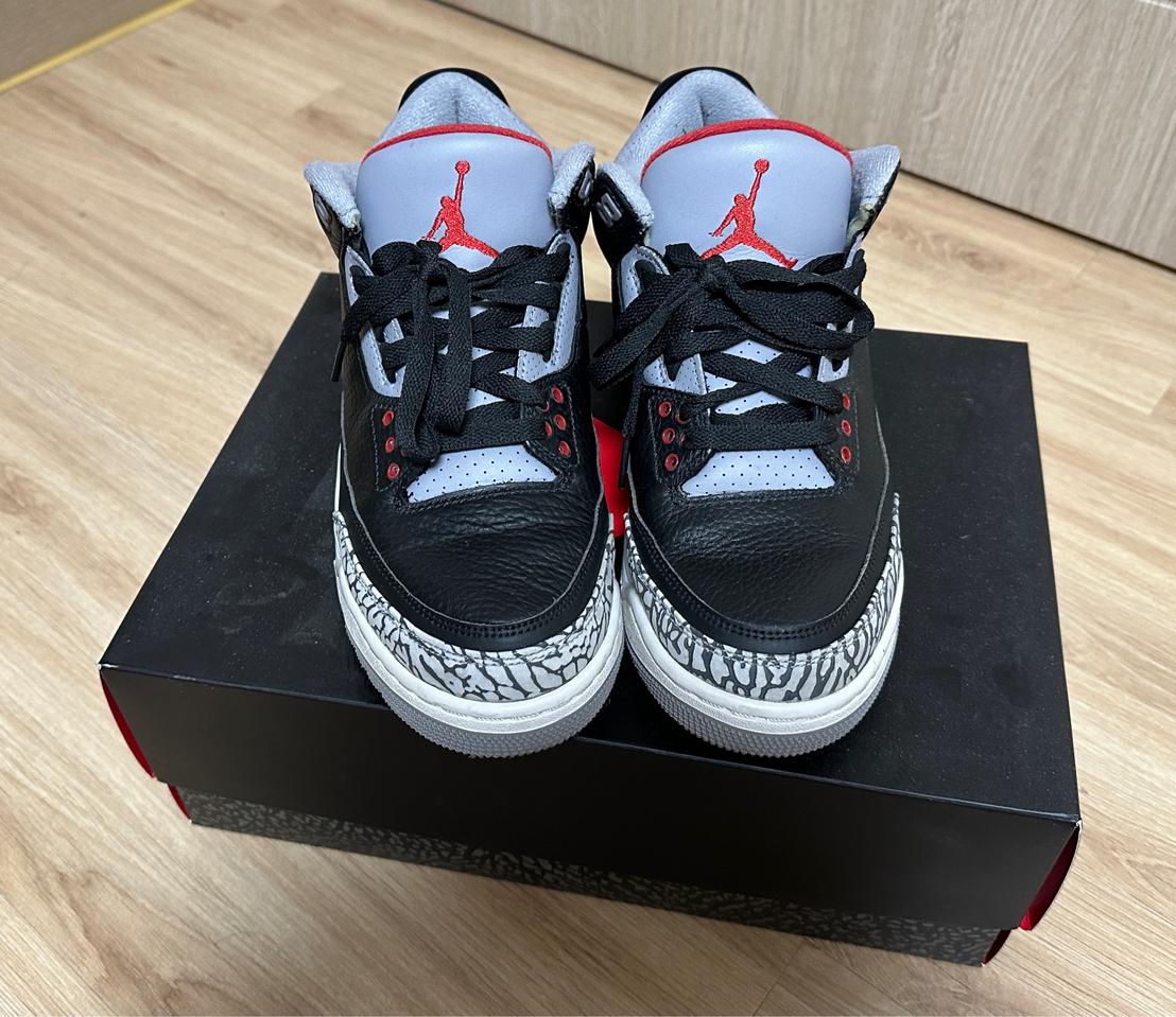 에어 조던3 레트로 OG 블랙시멘트