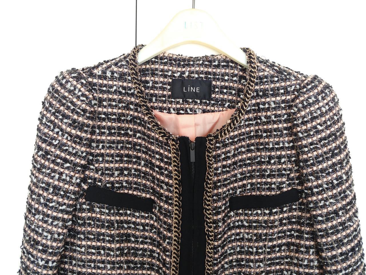 가격인하*라인 트위드 롱자켓 55사이즈 판매합니다