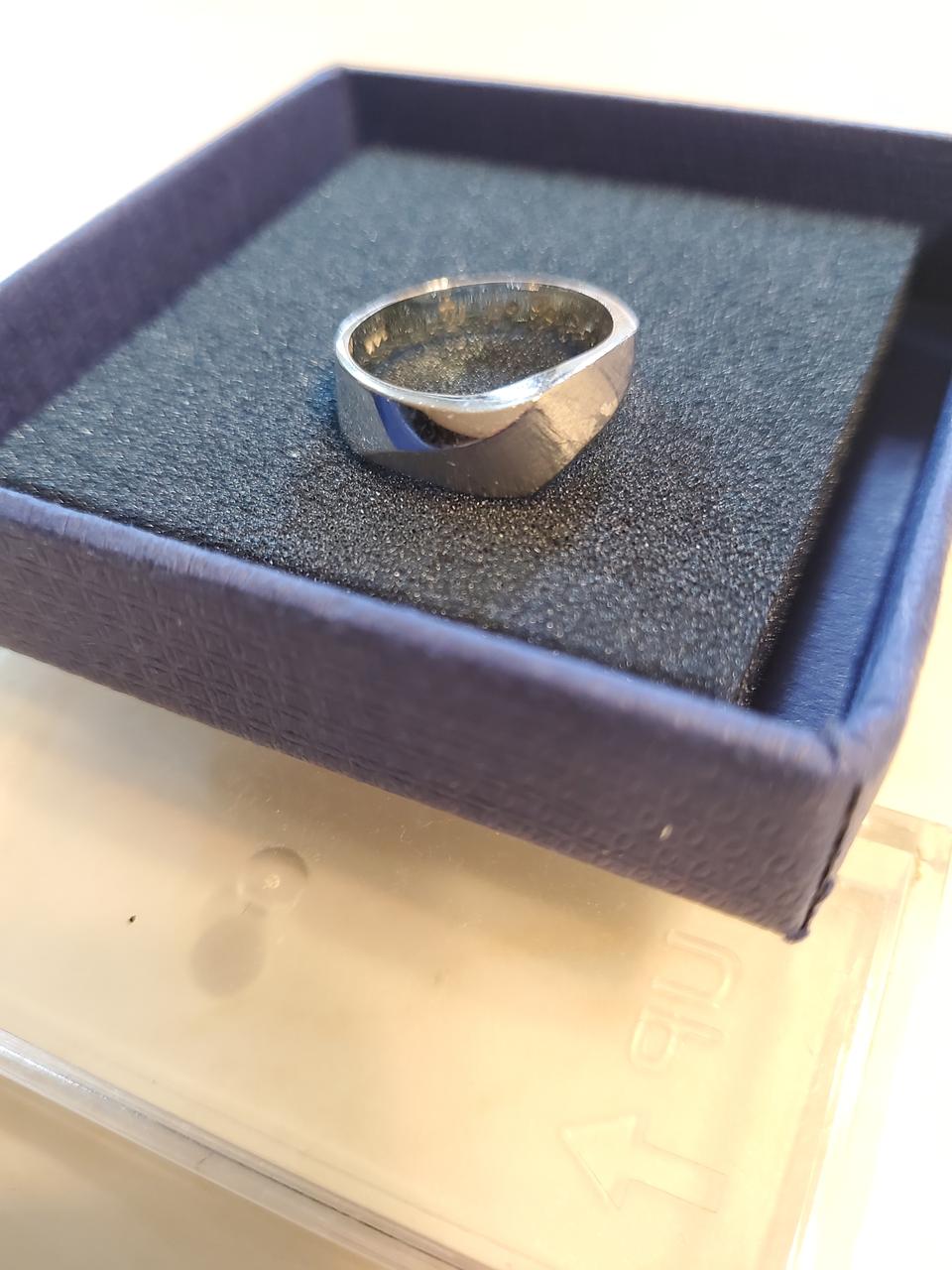 14k 심플 백금반지 (가격내림 )