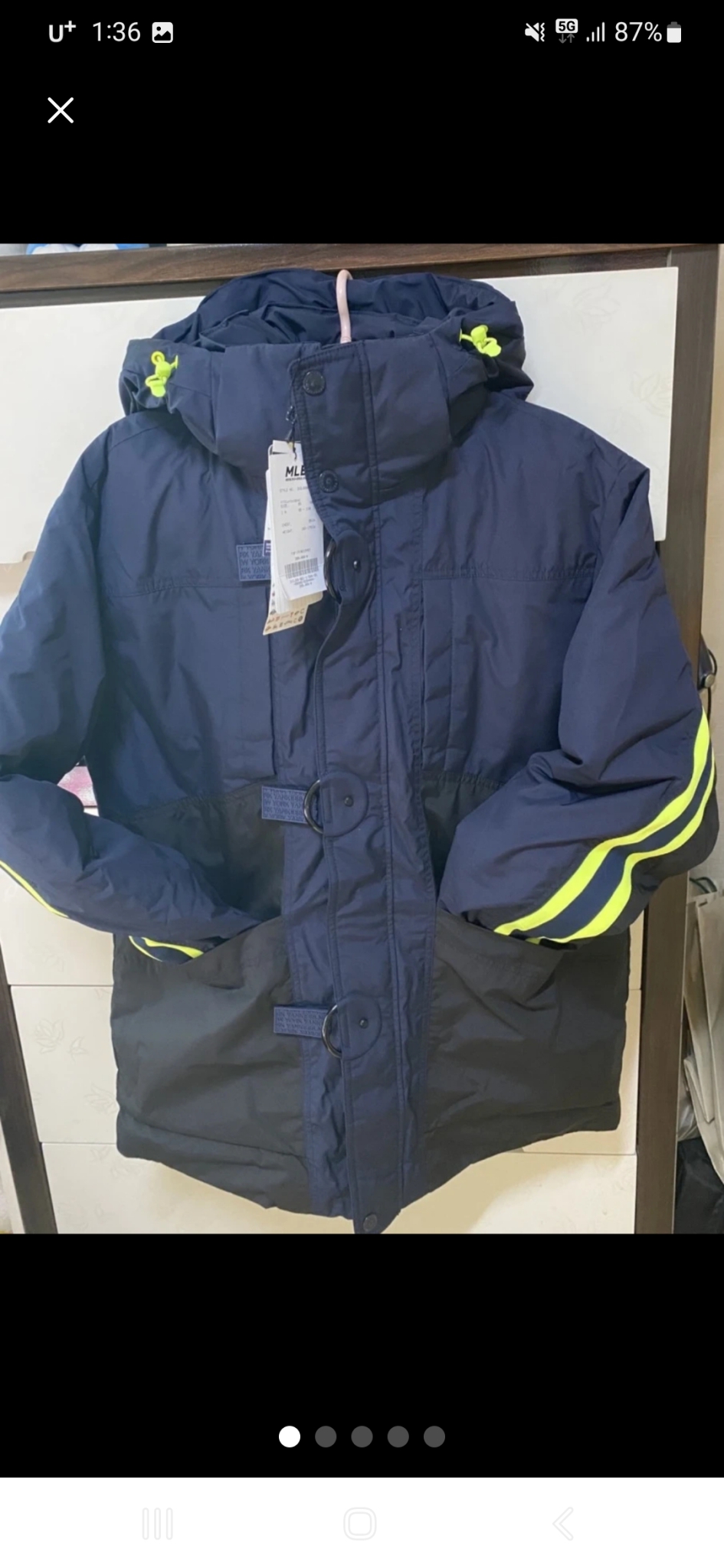 새제품*mlb 구스다운 점퍼