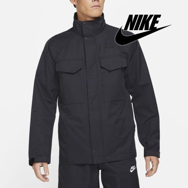 NIKE BLACK M65  나이키 남성 블랙 바람막이 우븐 자켓 L 1