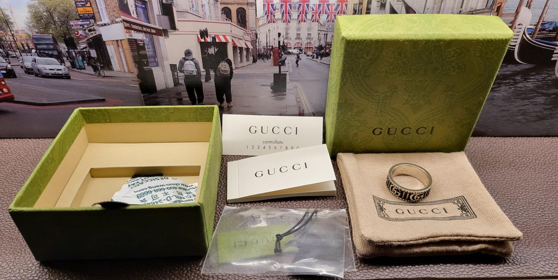 구찌 더블G반지 22호