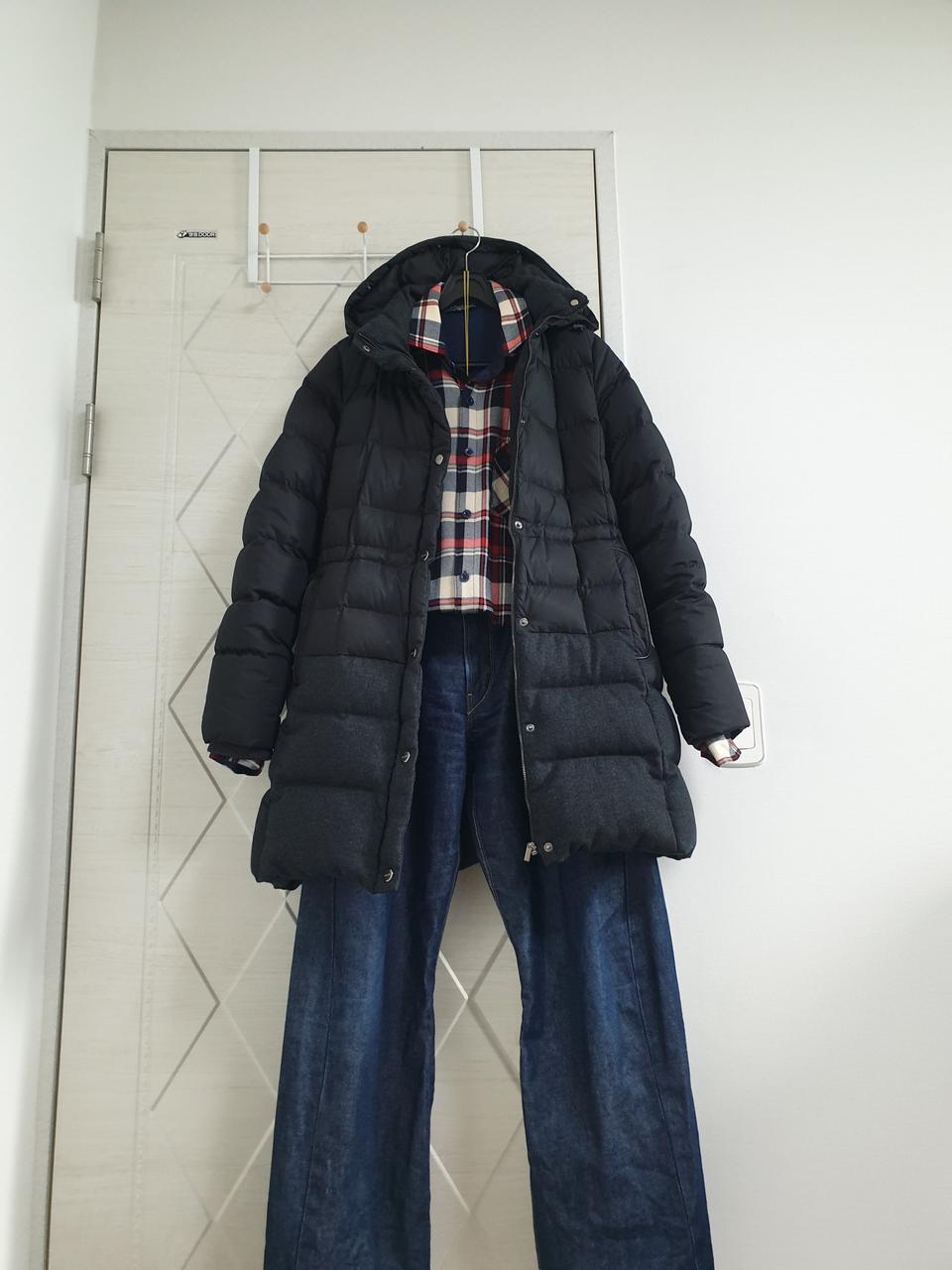 헤지스 골프 거위털패딩