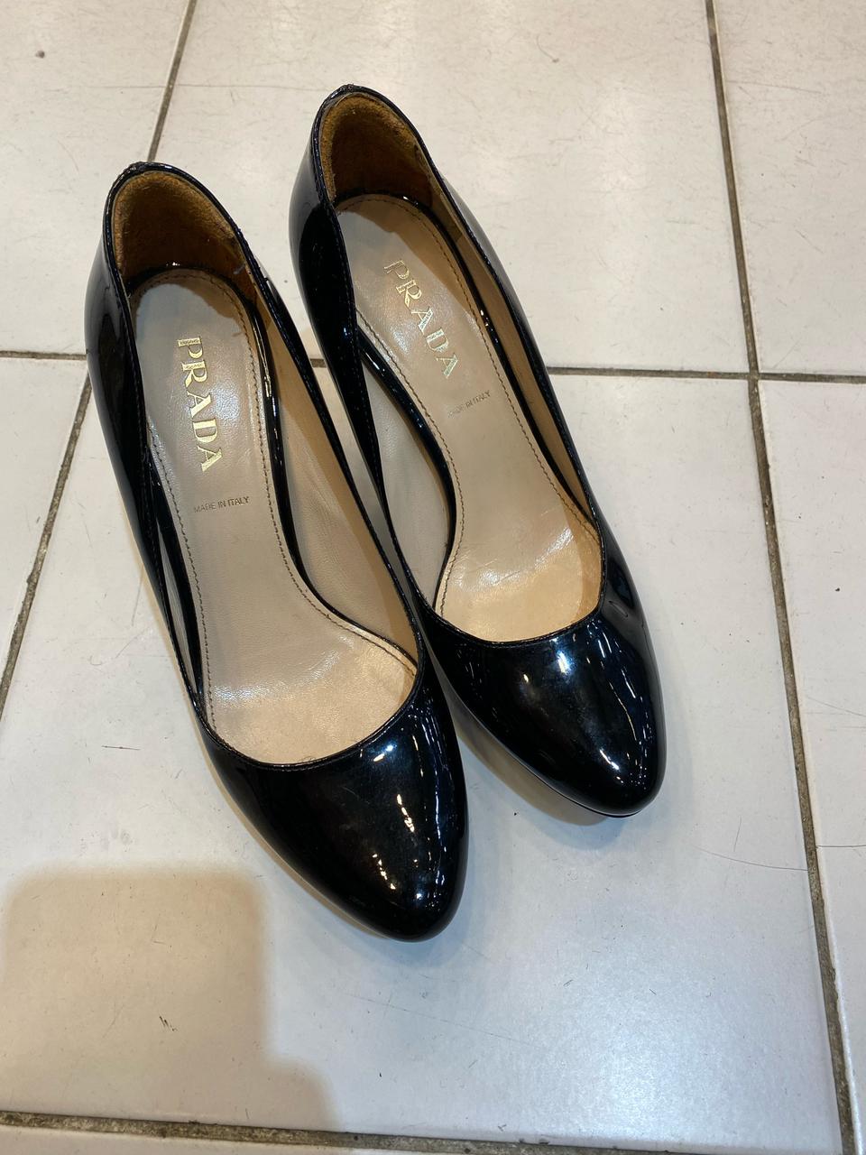 프라다 블랙힐구두