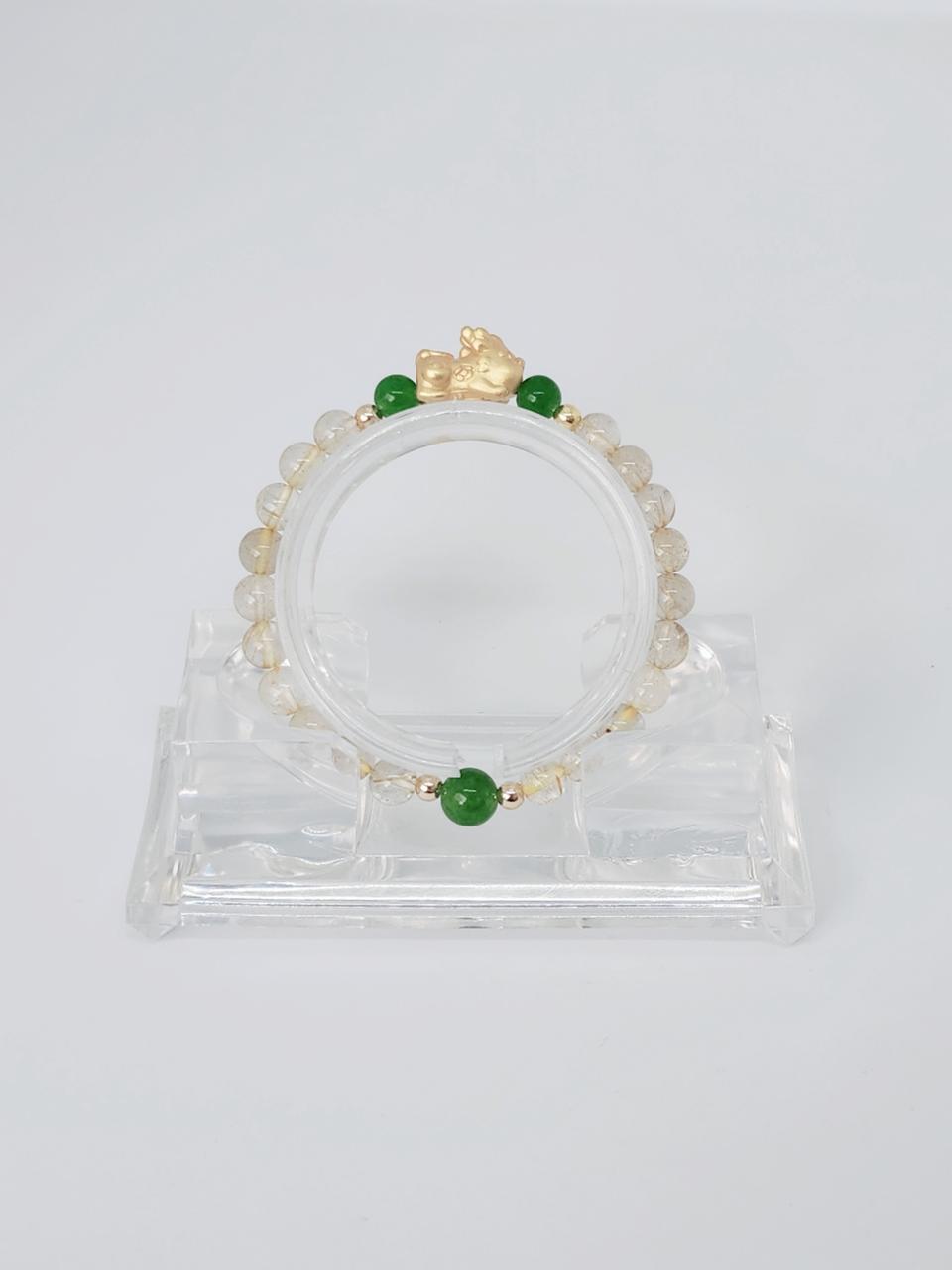 비휴 황재수정 행운팔찌