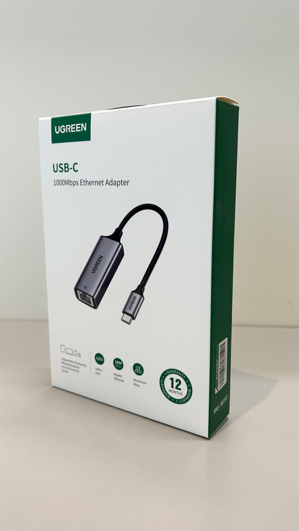 유그린  usb c타입 기가 랜카드 젠더