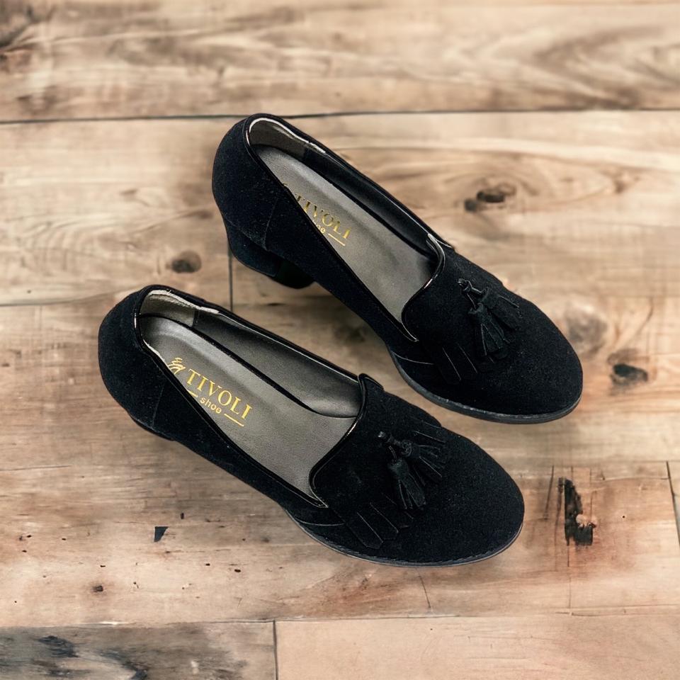 [새상품] 블랙 테슬 구두 (240)