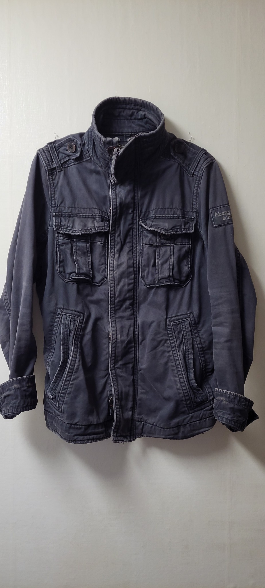 빈티지 하이넥 아베크롬비 자켓