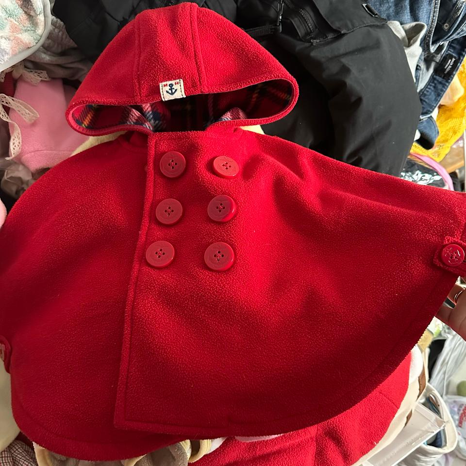 미키하우스 망토 유아판쵸 아기옷