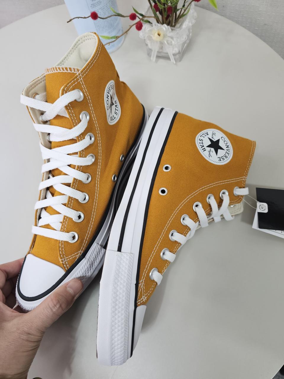 260 척테일러 올스타 샤프론 옐로우 하이탑 168573C