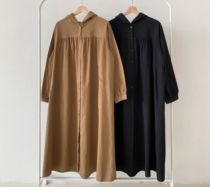 (새상품)후드롱원피스겸자켓