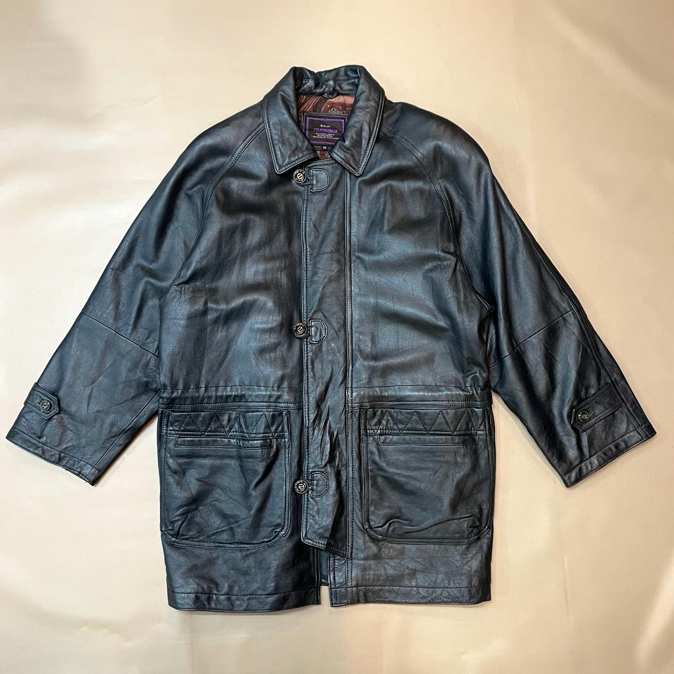 일본빈티지) 반코트st 양가죽점퍼(M)