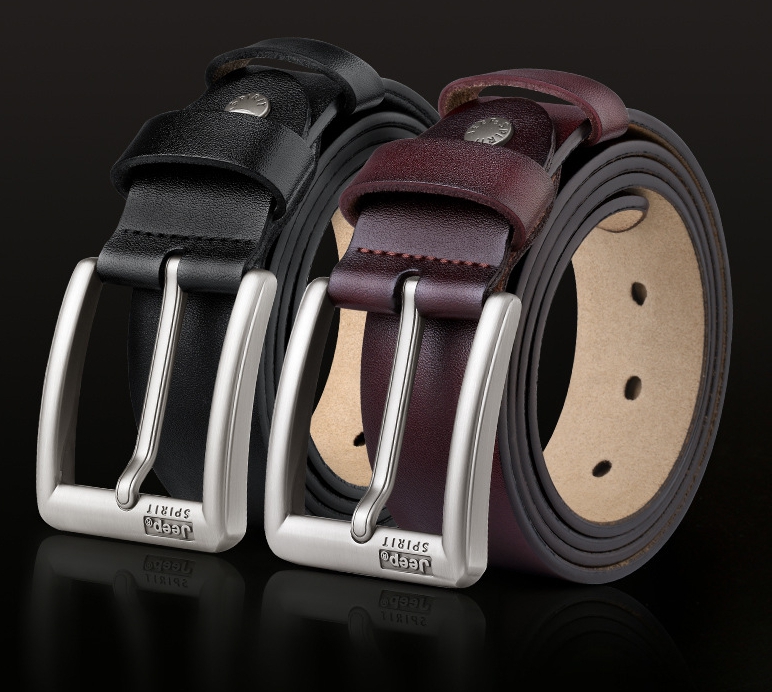 JEEP SPIRIT 캐쥬얼 가죽 벨트(새상품)