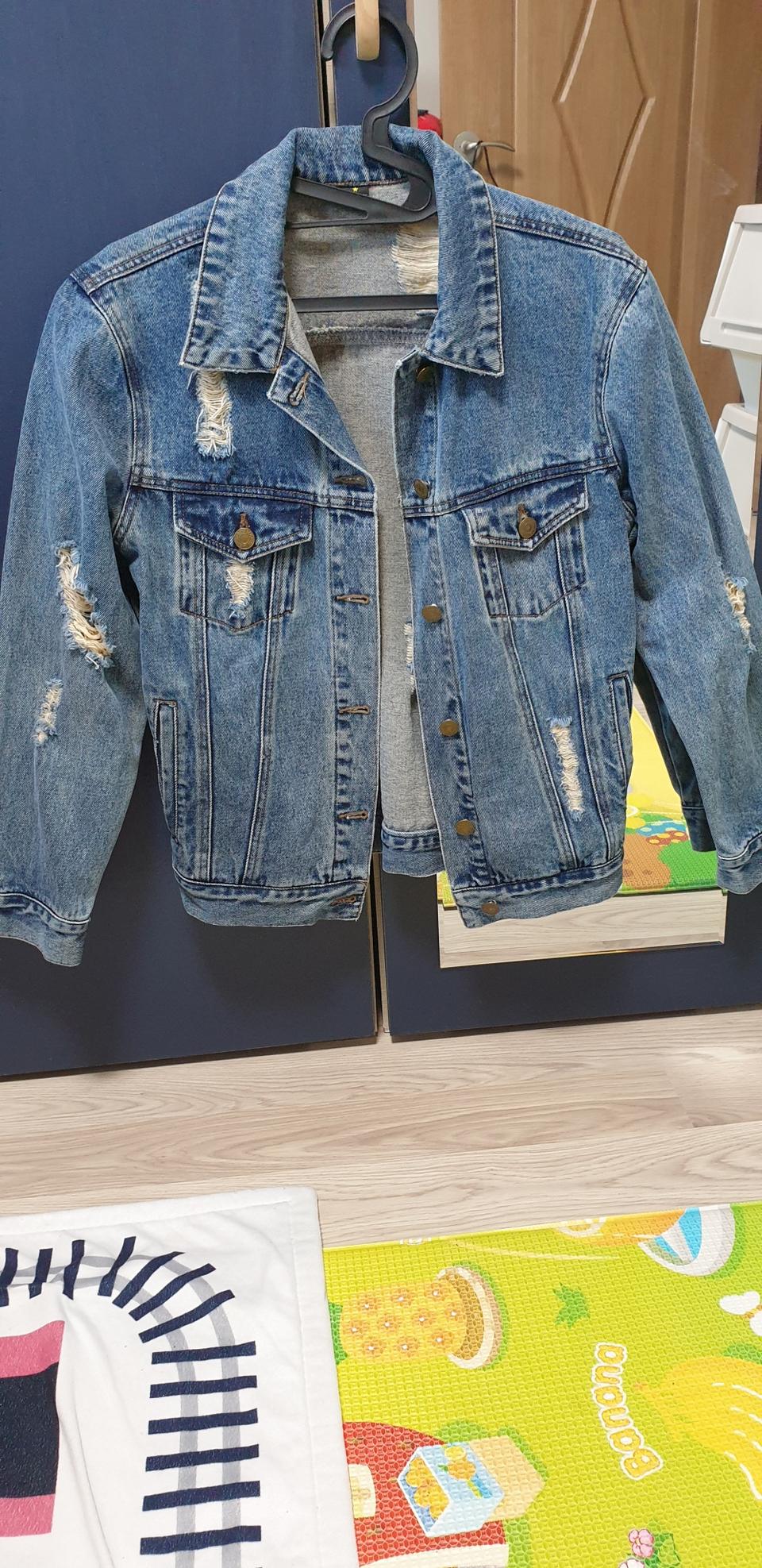 여성 데님청자켓