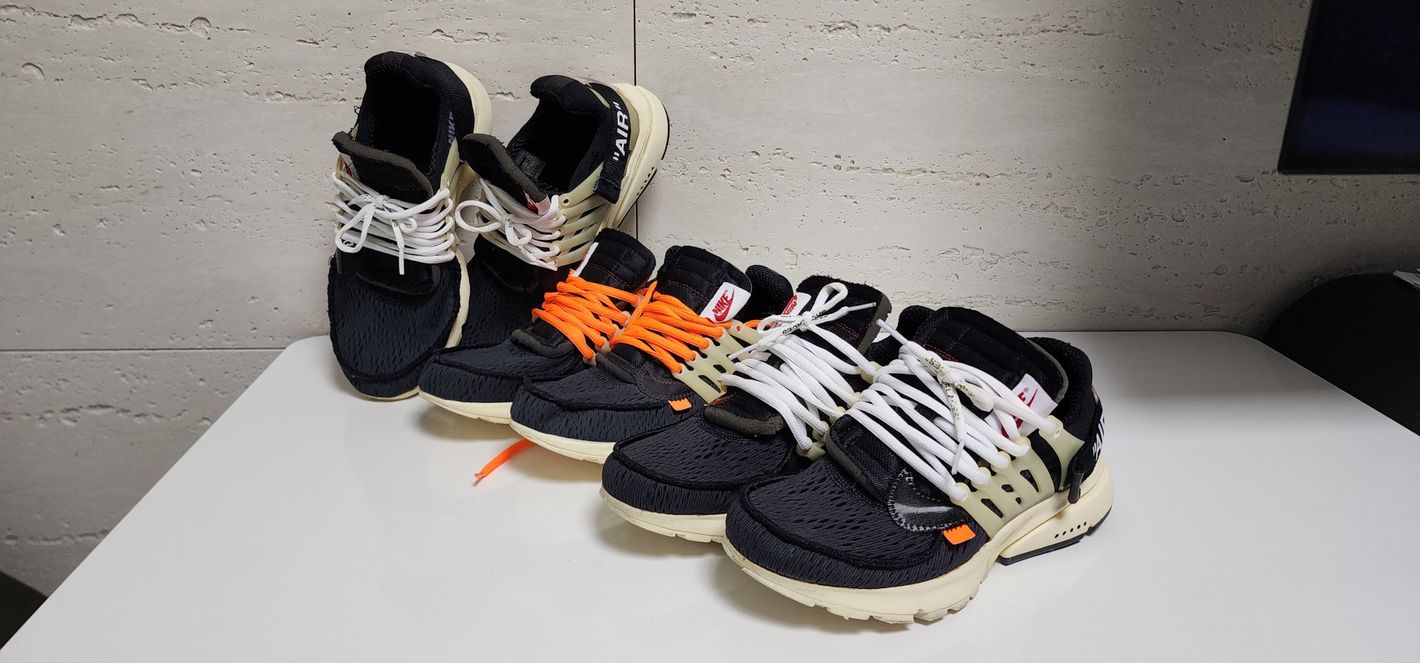 나이키 에어 프레스토X오프화이트 250~260싸이즈