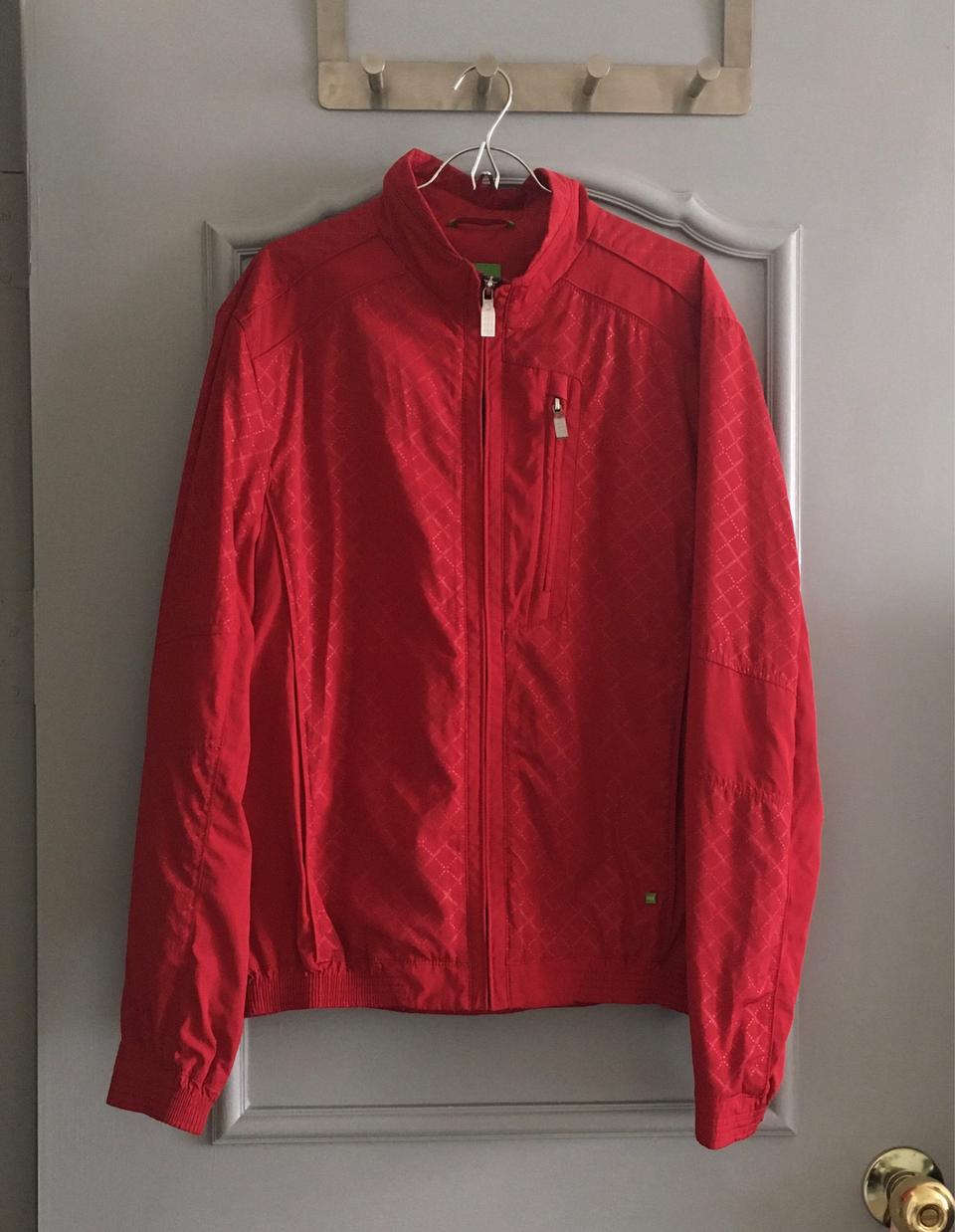 휴고보스 시그니처 그린 집업 자켓 L사이즈