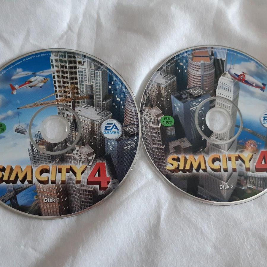  심시티(SIMCITY)4 한글판 CD2장 전체 - 추억의 PC 게임 