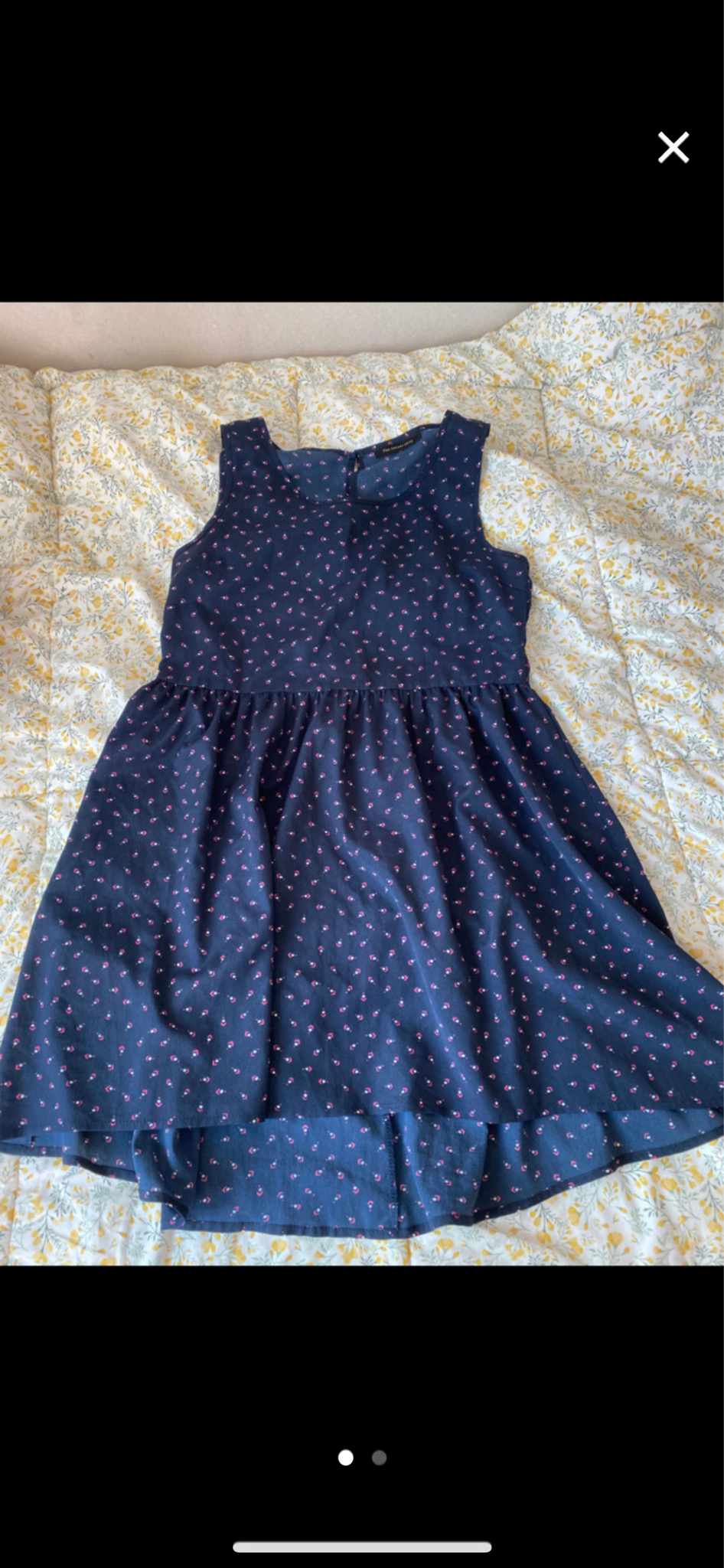 시원하고 이쁜 네이비 민소매 원피스