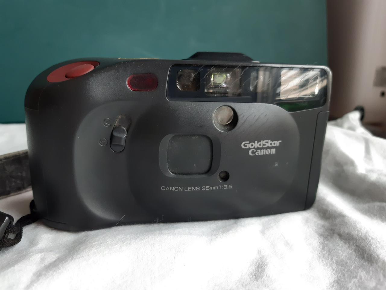 (무료나눔)금성캐논 필름카메라 오토보이5 DATE