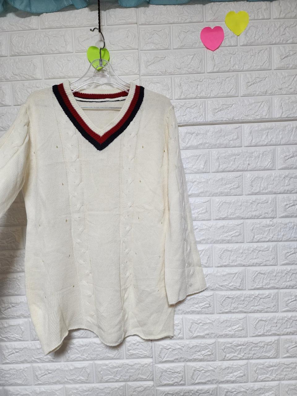 꽈배기니트나팔소매L