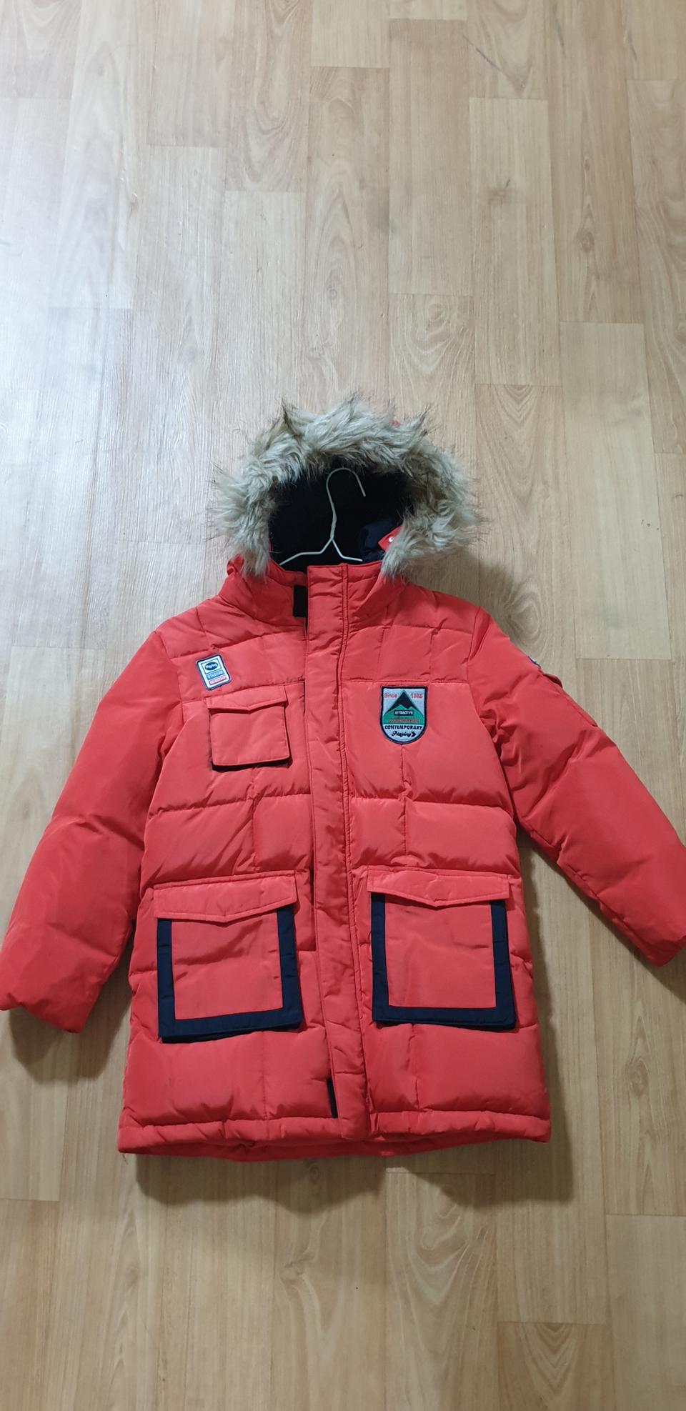 꼬망스 구스(오리털) 점퍼 130호 새옷입니다 정가179,000원