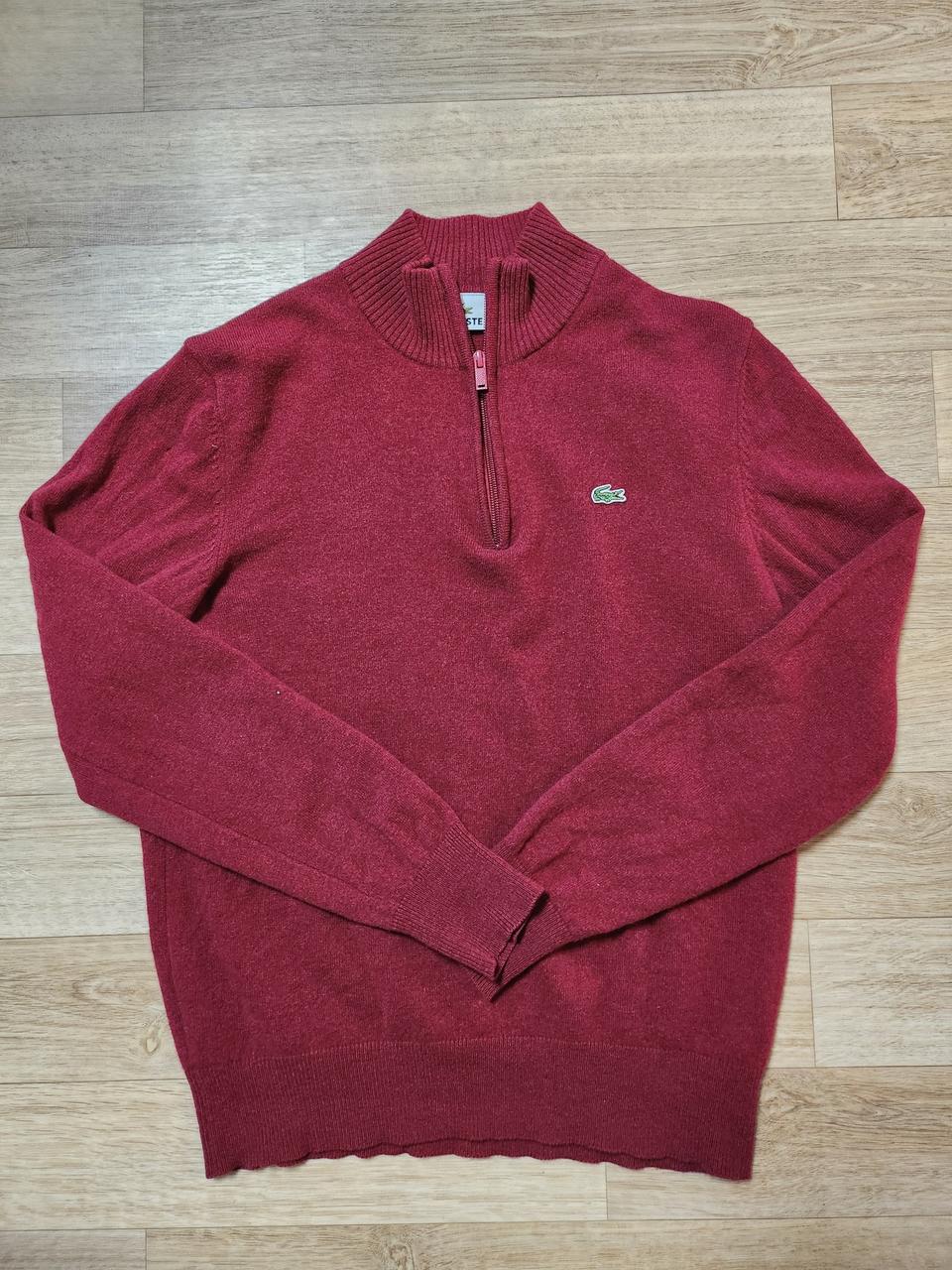 라코스테 니트 반집업