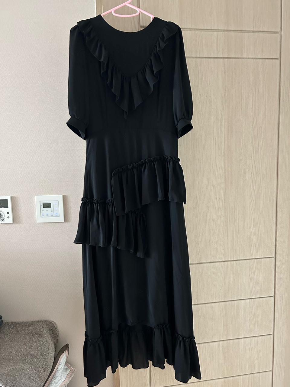 프릴 롱원피스 드레스ㅡ정말이뻐요