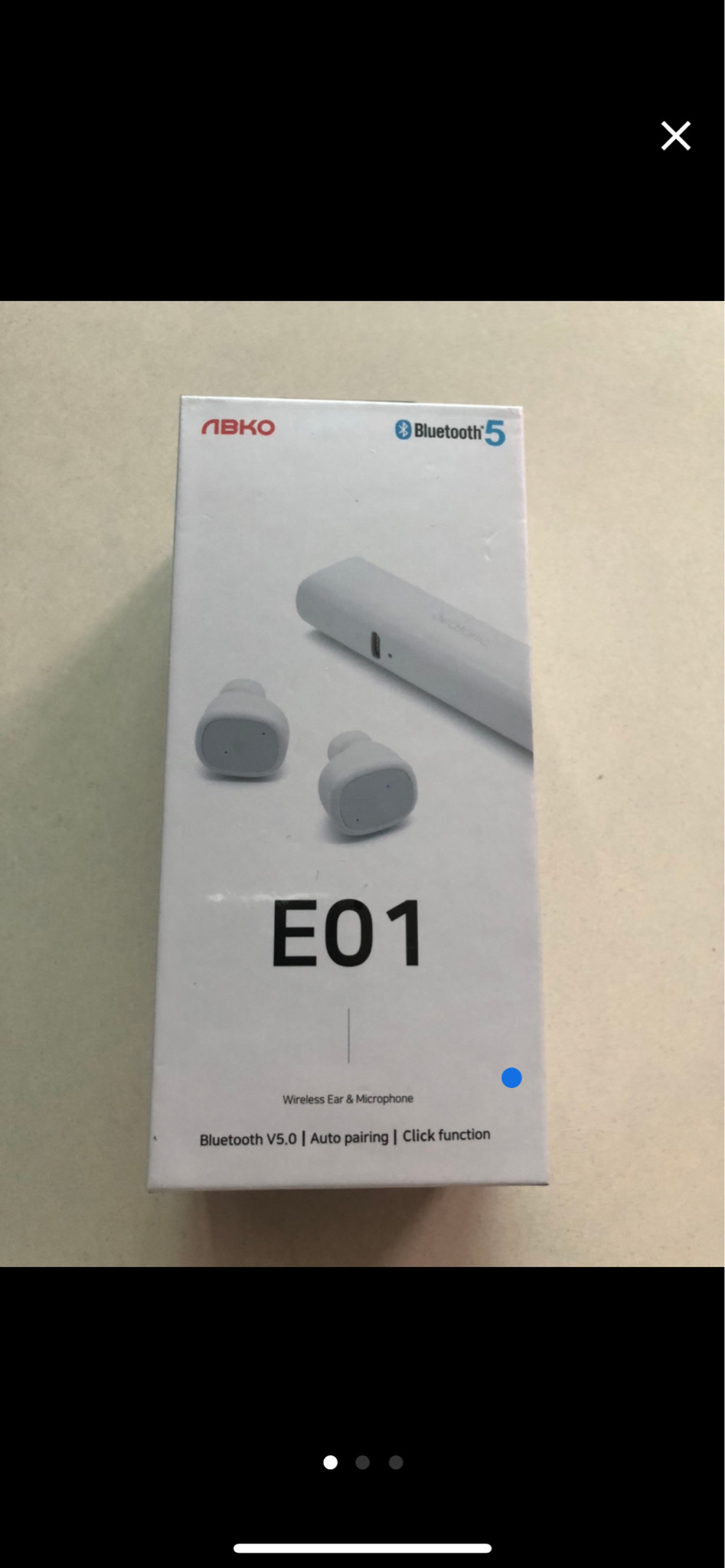 앱코 E01 블루투스 이어폰 새제품