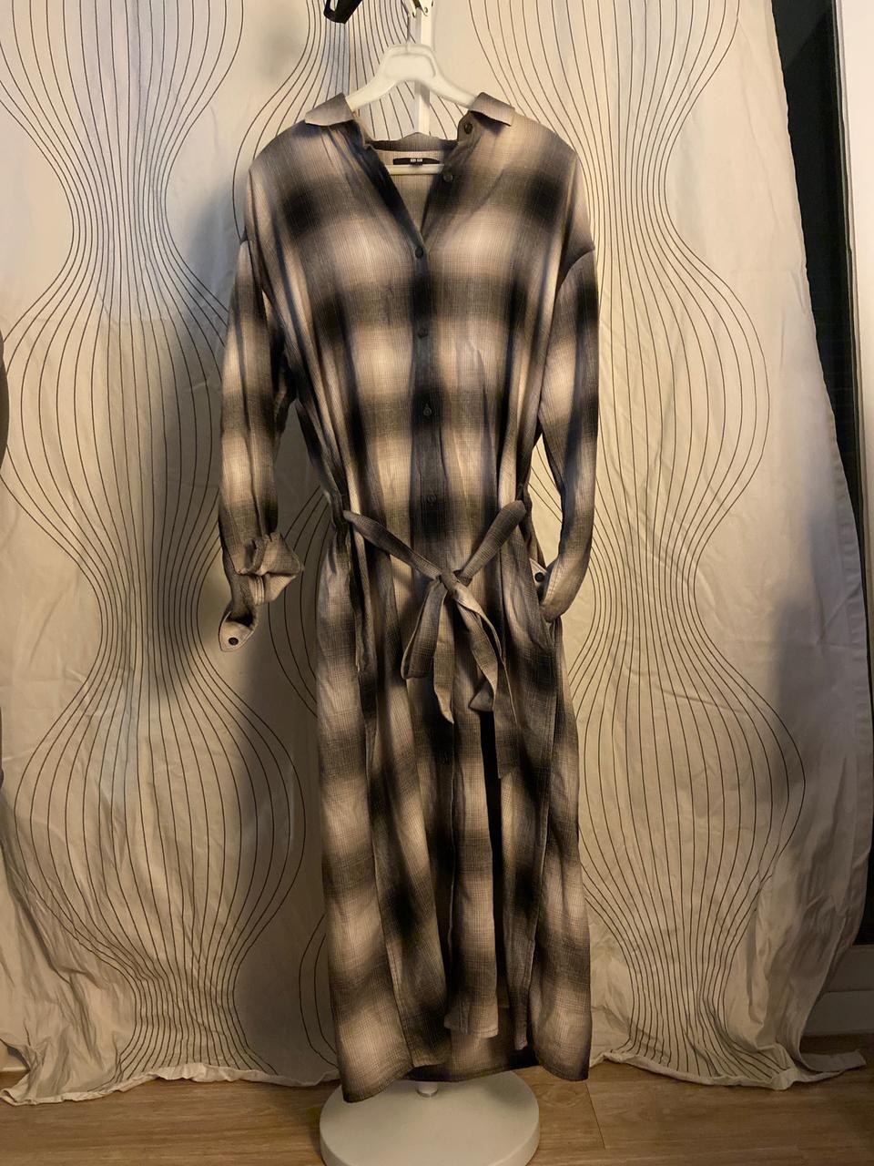 유니클로 롱셔츠 원피스 거의새거