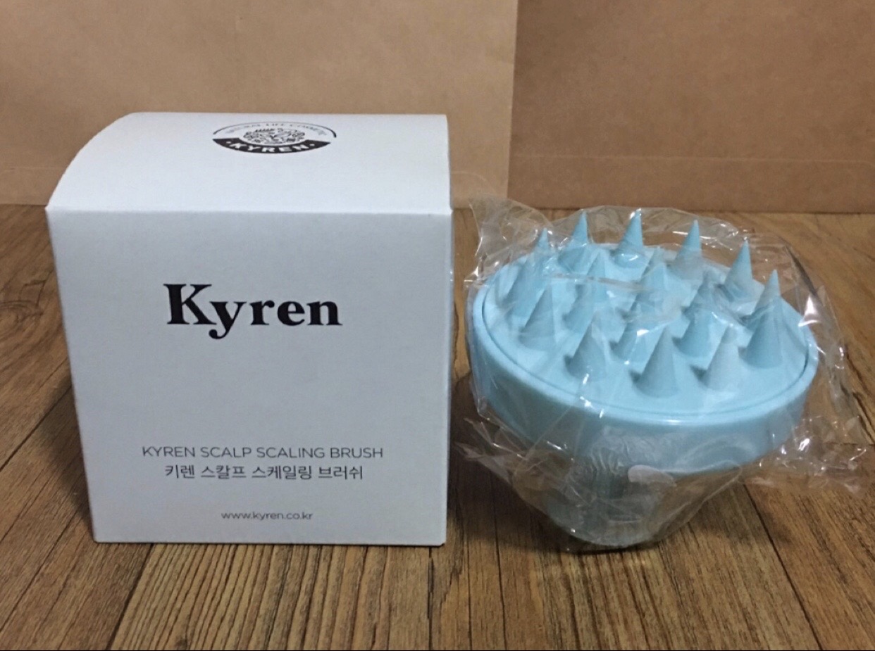 키렌 Kyren. 스칼프 스케일링 샴푸브러쉬 두피브러쉬. 미개봉 새제품