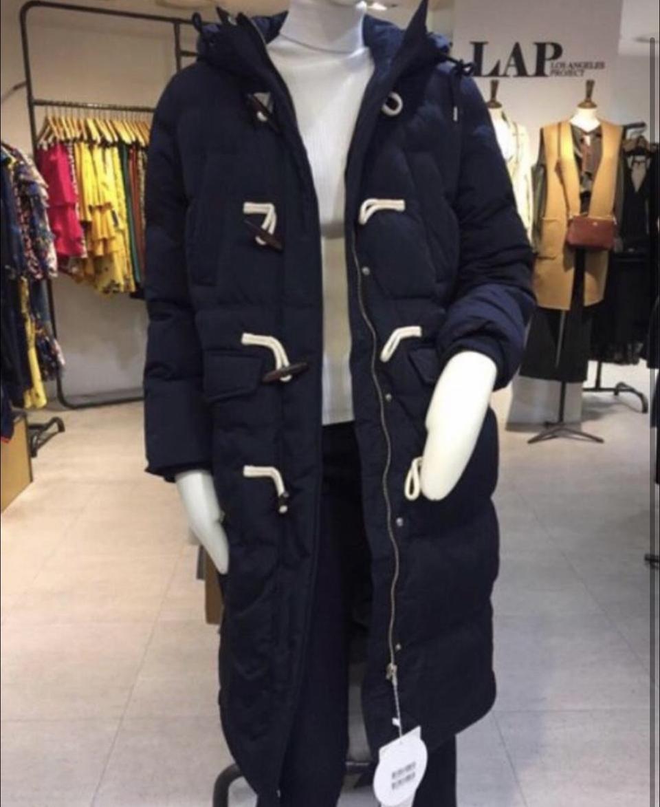 (택포) Lap 랩 너무 따뜻한  오리털100% 롱 다운 패딩