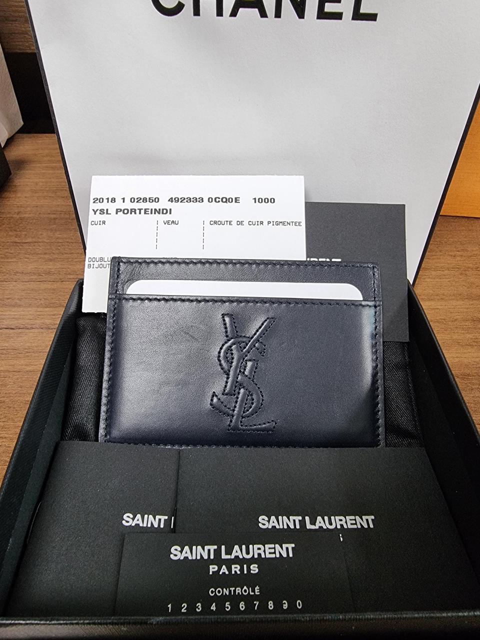 [정품/풀구성] 생로랑 YSL 카드지갑
