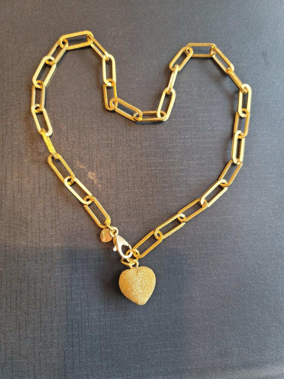 순금  하트   목걸이   10돈