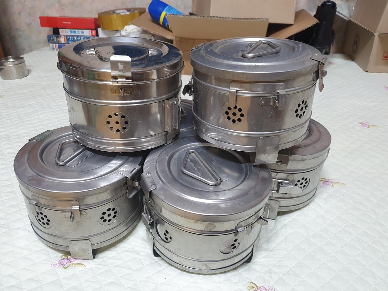 스텐소독통(소)6개.개당8000원