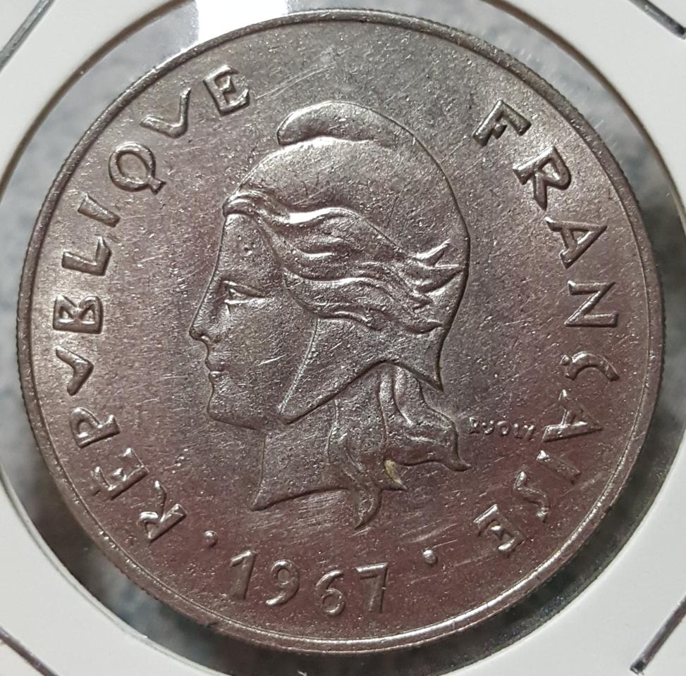 1967년 뉴칼레도니아 주화(동전)