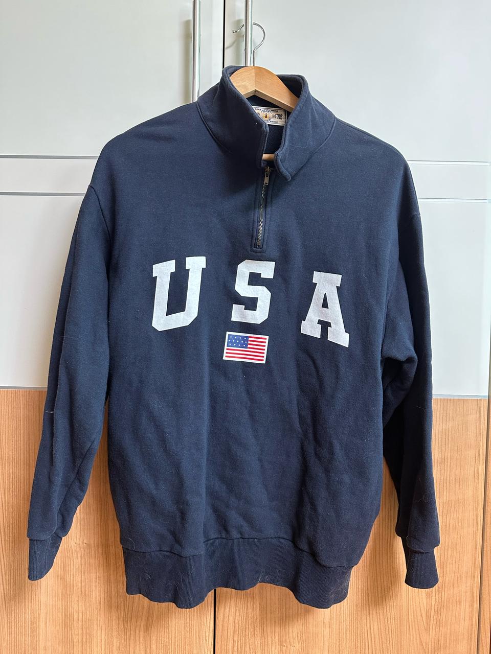 USA포켓 카라 맨투맨