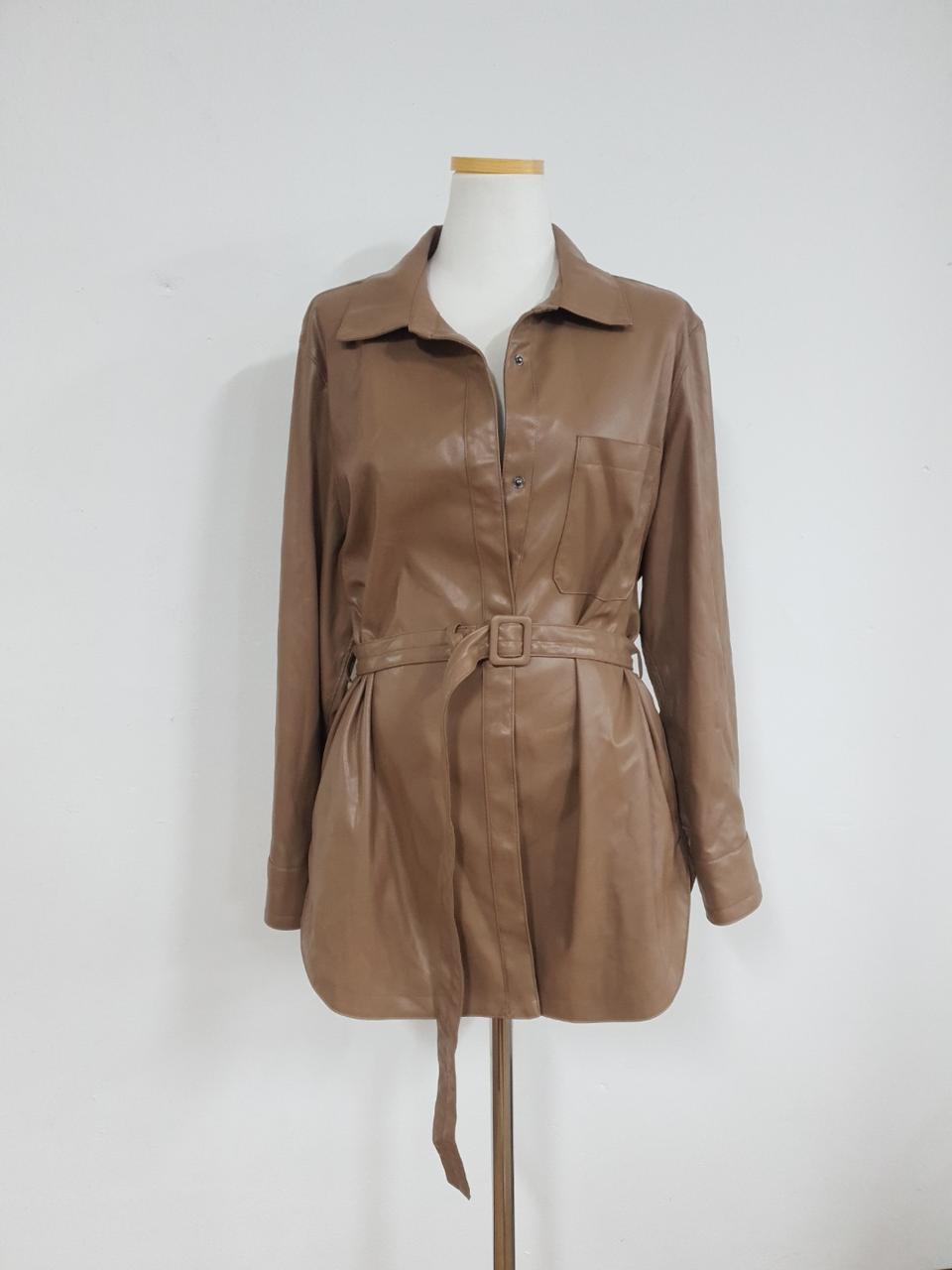 셀렙샵 여성 신상 가죽 하프 자켓 95-100