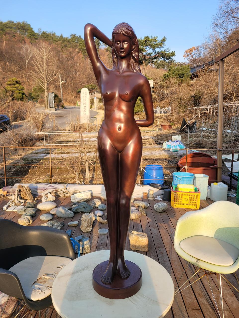 동브론즈 조각 작품 (대형)