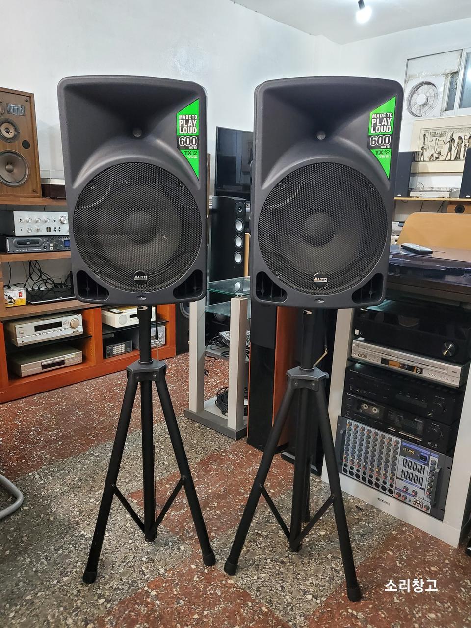 행사용  액티브PA스피커 앰프내장형