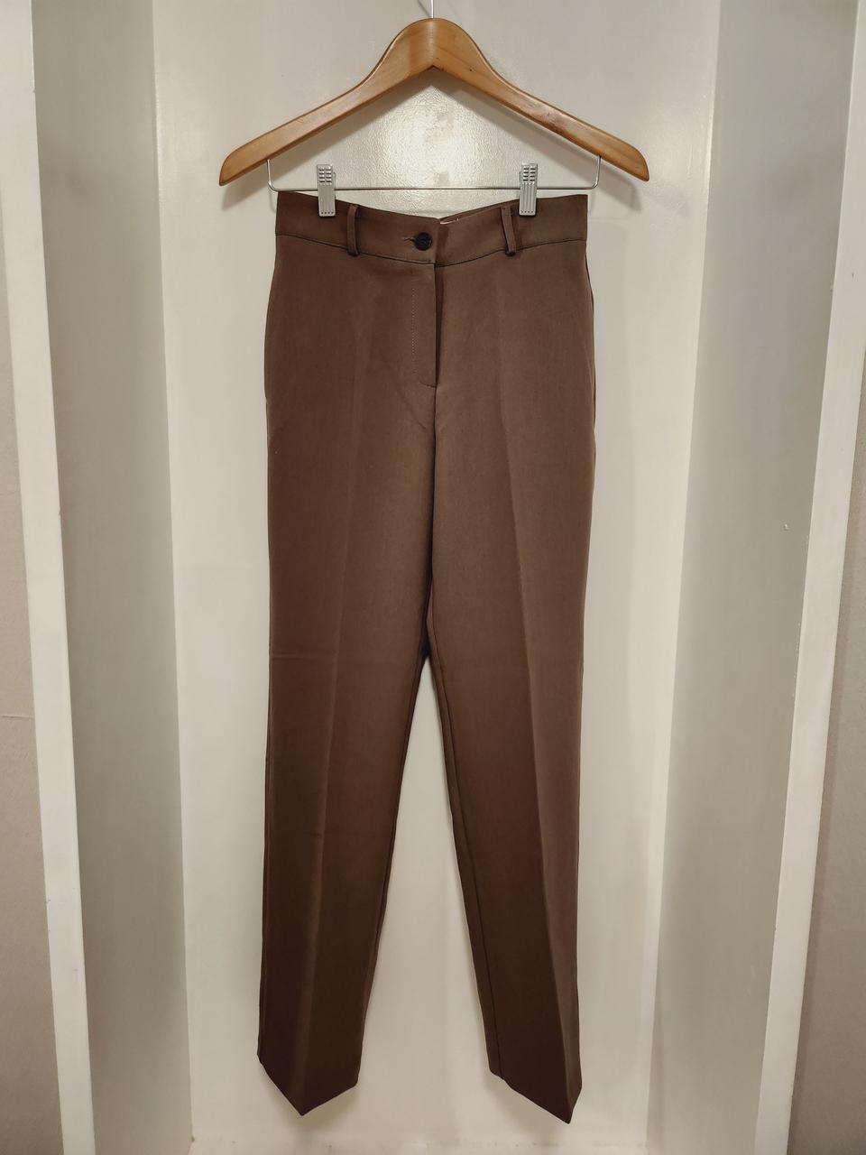 코코아색 일자슬랙스 S