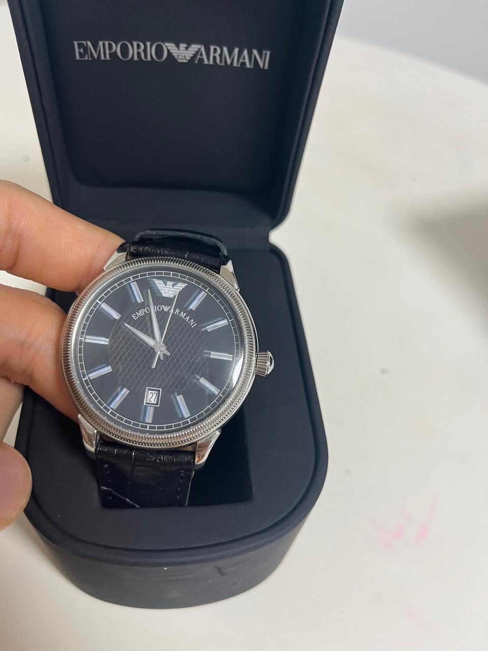 알마니 가죽시계 팝니다