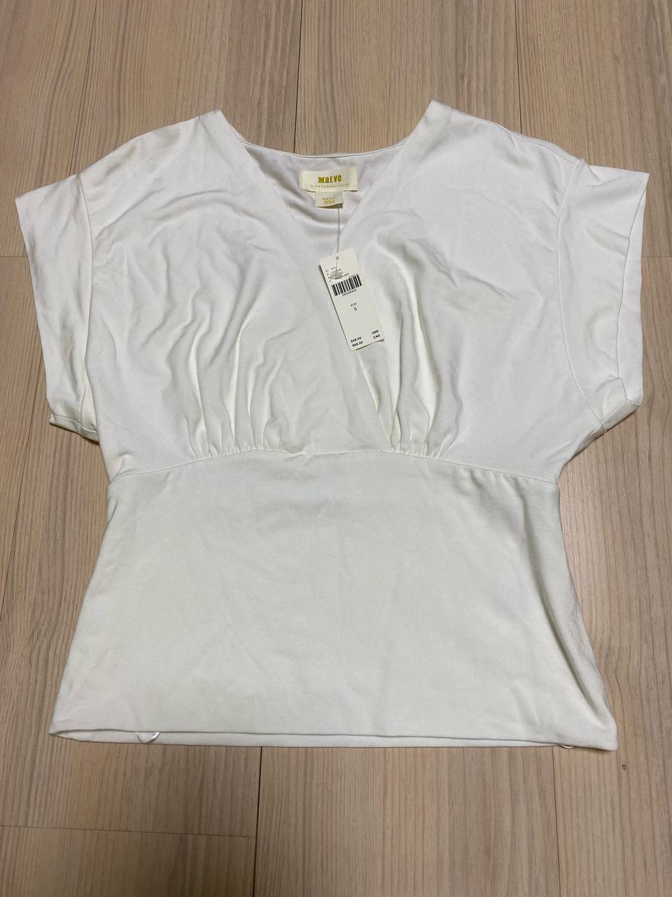 반팔 오버랩 티셔츠