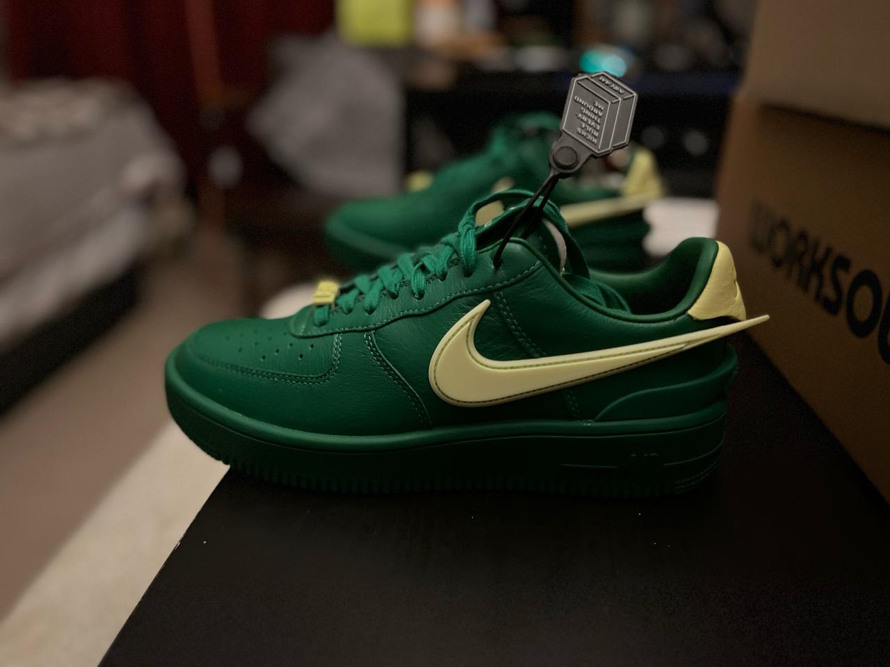 나이키 앰부쉬 에어포스1 그린 운동화