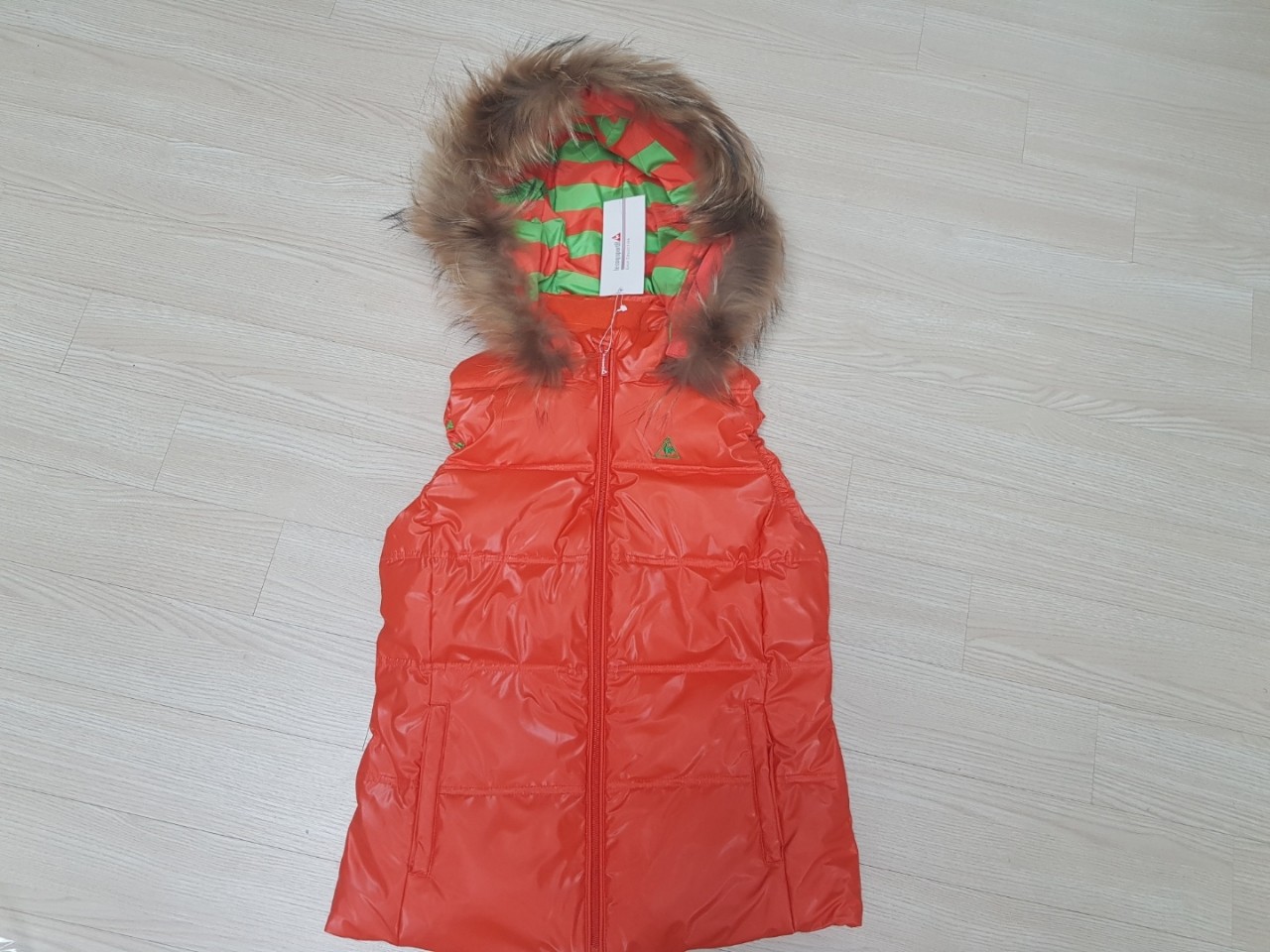 ((새거에요))르꼬끄 덕다운 패딩조끼 등산 캠핑