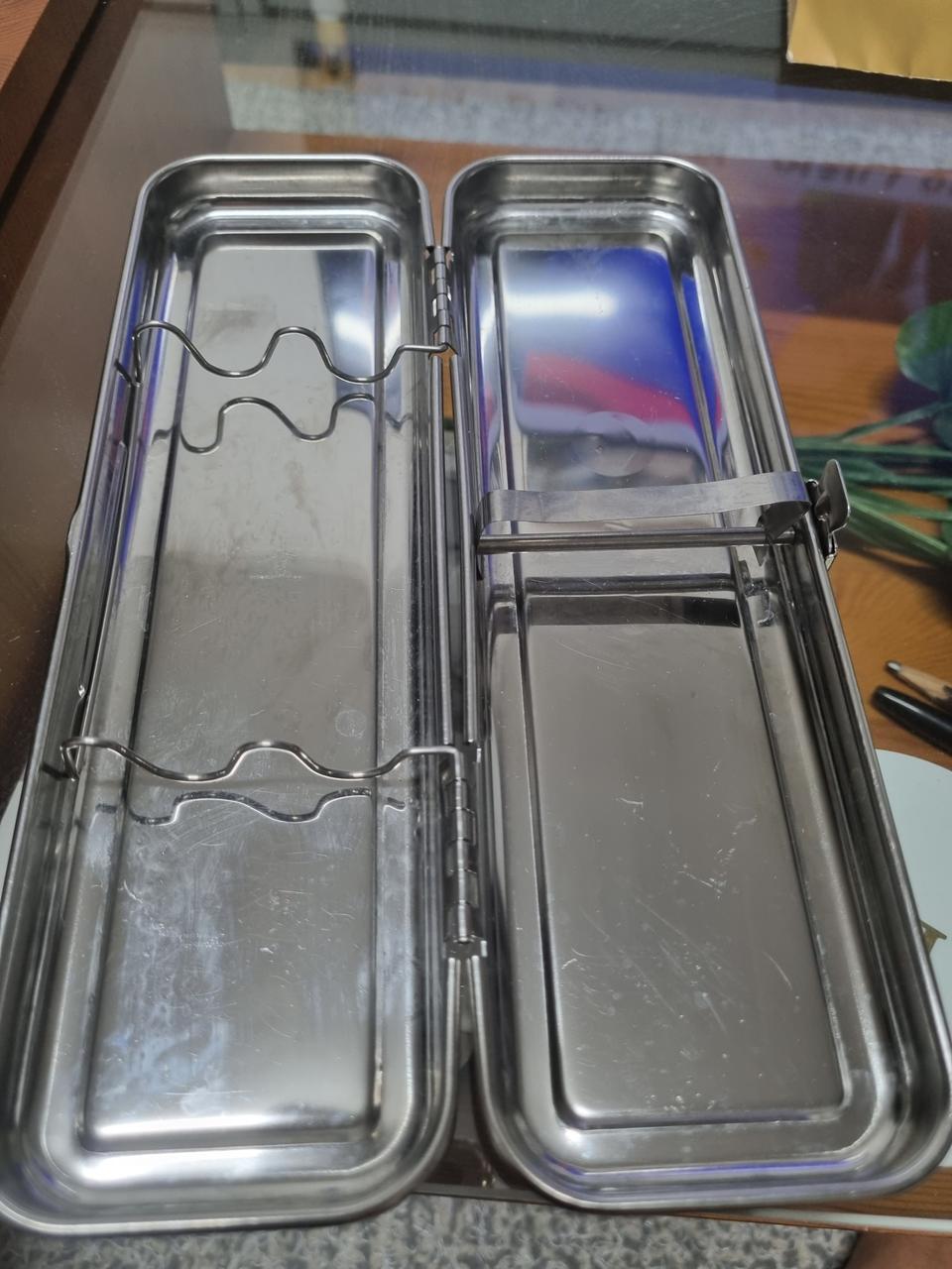 스텐 도시락수저통 어른용