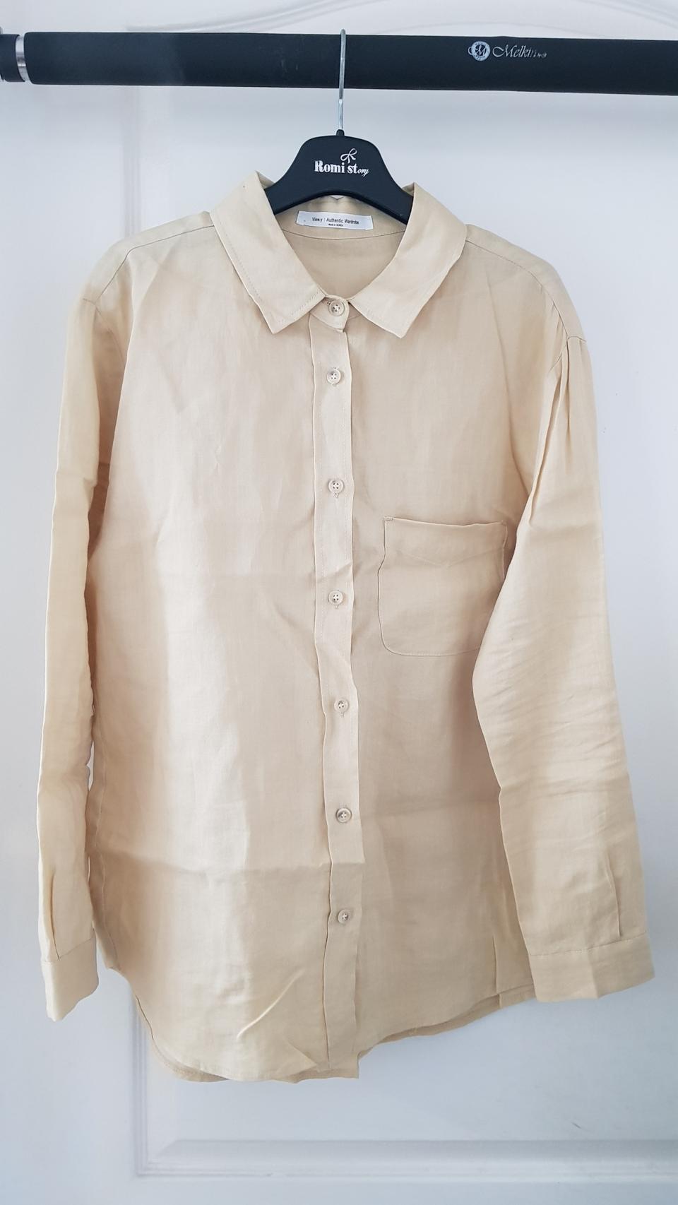 (여성의류)옐로우 여성 기본 심플 셔츠