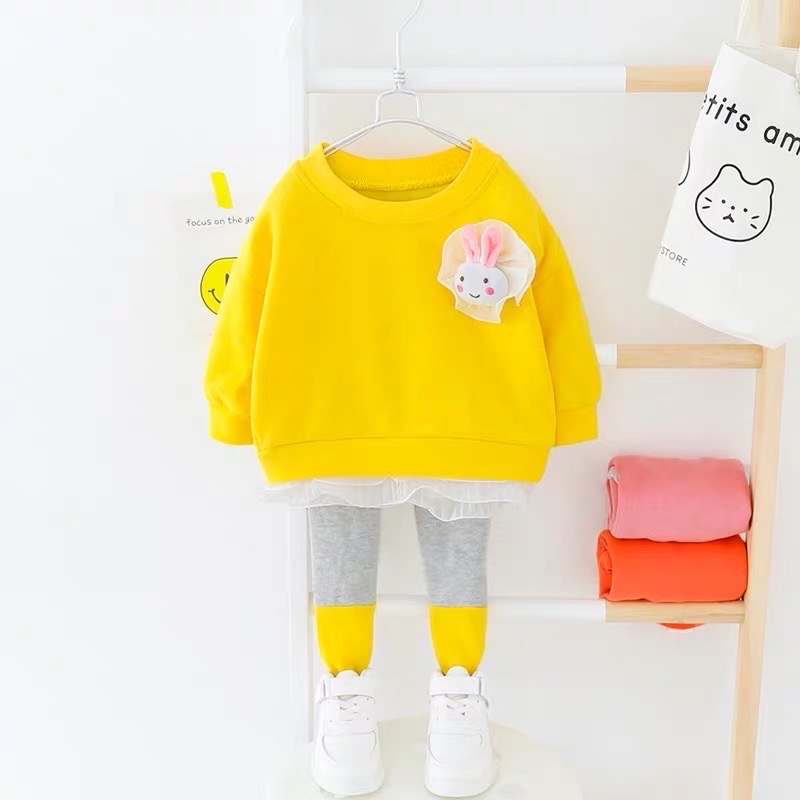 (미개봉) 여아 트레이닝 상하복 세트