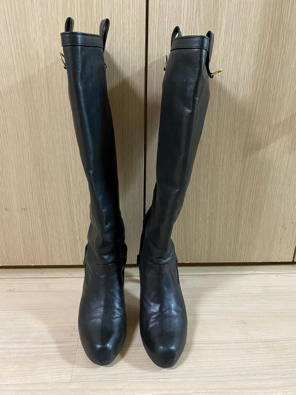 지니킴 양가죽 롱부츠