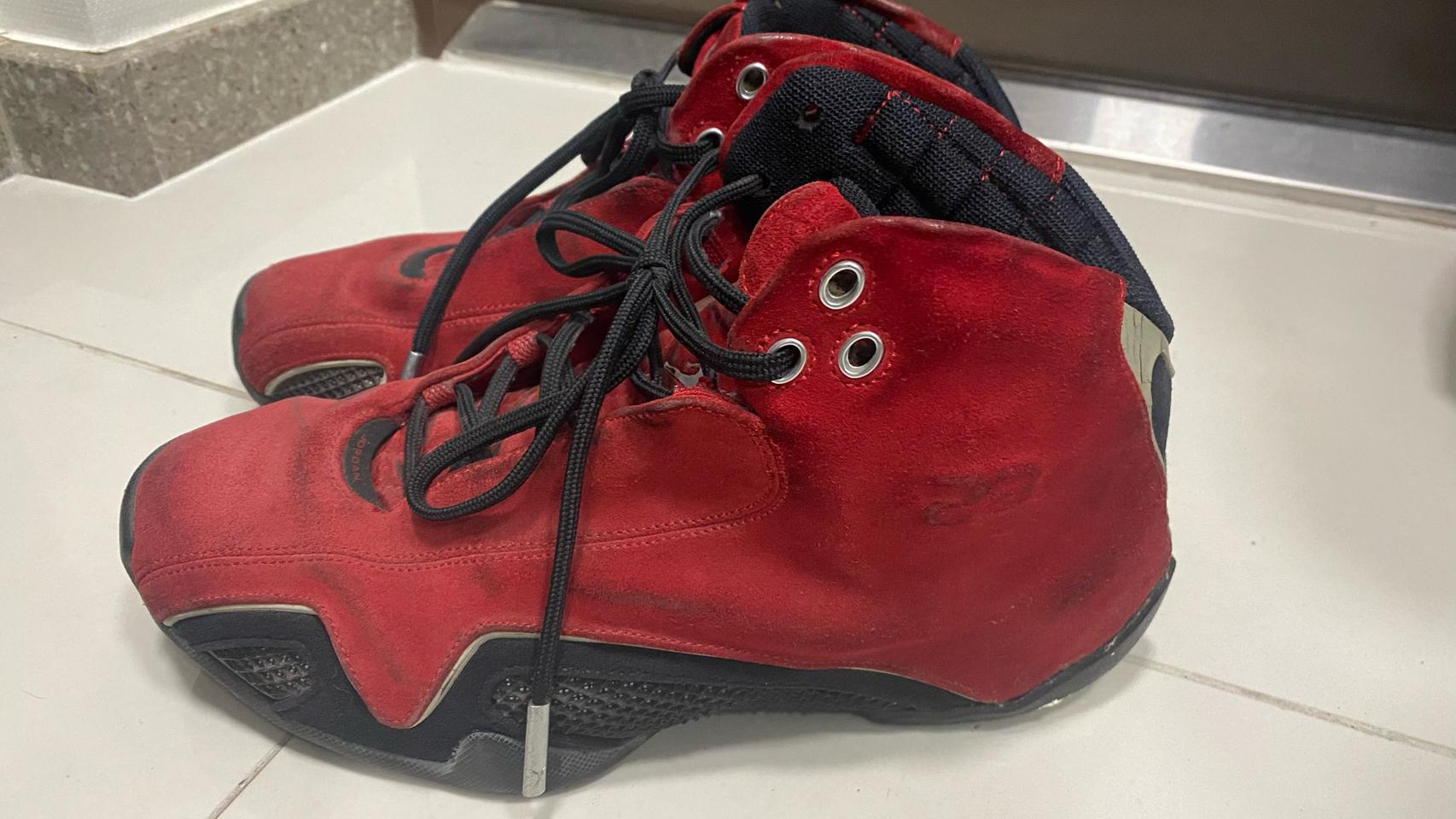 에어조던 21 OG 레드 스웨이드 250mm